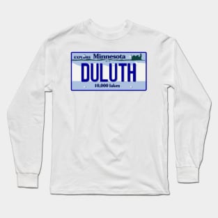 Duluth License Plate Long Sleeve T-Shirt